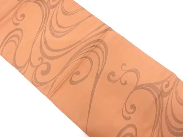 流水模様織り出し　袋帯